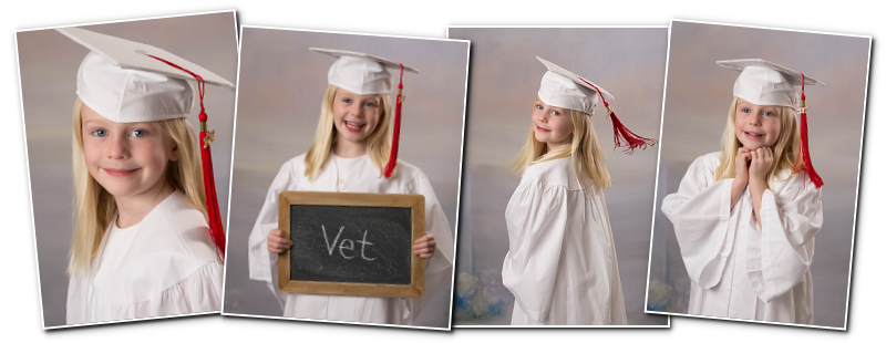 Kindergarten Cap and Gown Portraits at Lindsay Lane Christian Academy ...